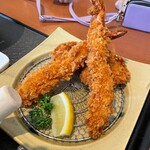 Sousaku Tonkatsu Kehare - 「エビ&国産ヒレかつ」定食、（1,670円）_2024年3月