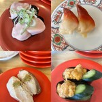 魚心 - ぶりの白子、ホッキ貝、柚子ぶり、うに