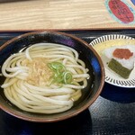 セルフうどん やま - かけうどん、ひやあつ