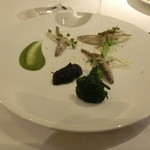 レストランディファランス - 公魚とブロッコリー。季節を感じます。