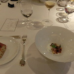 レストランディファランス - 牡蠣と白子とトビナンブール、＆　香ばしいパン。