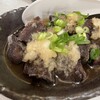 Akamaruya - 牛タン唐揚げ。 タレにヒタヒタ。美味しい