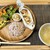 OMI CAFE - 料理写真:Aランチ 塩麹のピザチキン　塩麹スープ付き