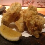 たいのたい - 牡蠣の天ぷら。フライよりジューシー！