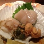 たいのたい - 天然ホタテ！子持ちでワタつき！あま〜い！