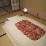 貝掛温泉 - 夕食から戻ると布団が敷いてありました。