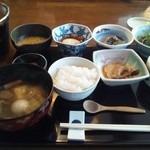 貝掛温泉 - 朝食も素朴な田舎のご馳走でした。