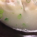 上海わんたん・食彩厨房 - 201402　食彩厨房　★ミックスわんたん（735円）★スープ