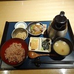 フクラ家 - 玄海鯵のお茶漬け膳680円