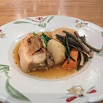 La Stalla - ゆずもさんの赤軸タンポポにわかば屋さんのカンゾウ。生薬や甘味料のカンゾウです。ほんとに甘い