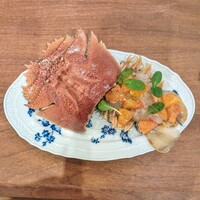 La Stalla - ウチワエビとブラッドオレンジかな