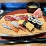 しほう田 - にぎり鮨ランチ…¥1,300円(税込)