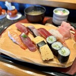 しほう田 - にぎり鮨ランチ…¥1,300円(税込)