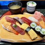 しほう田 - にぎり鮨ランチ…¥1,300円(税込)