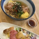 クラップダイニング - Aランチ、和風あんかけ明太子&大葉