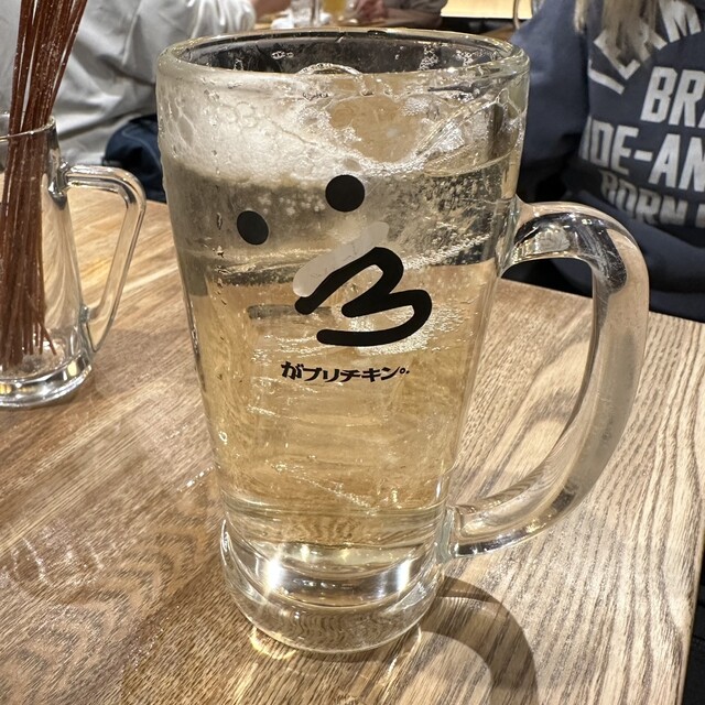 Honetsukidori, Kara-age, Highball ga Burichikin. Kanayama Honten