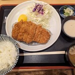 とんかつ大和楽 - とろろとんかつ定食¥1100-