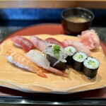 しほう田 - にぎり鮨ランチ…¥1,300円(税込)