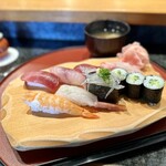 しほう田 - にぎり鮨ランチ…¥1,300円(税込)