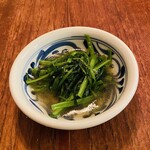 月泉 - 空芯菜炒め