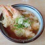 うどん家 米 - えび天うどん(ミニ)