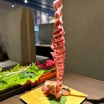 Korean Dining テジテジ - ■牛タンダイヤモンドカット　¥3.200
            数量限定のダイヤモンドカットタン。