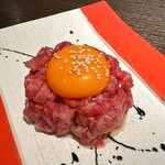 Korean Dining テジテジ - ■炙りユッケ（数量限定）　¥1.800