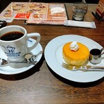 星乃珈琲店  広島大手町店 - ミニパンケーキモーニング