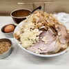 ラーメン荘 歴史を刻め - ラーメン1,000円(300g全マシ)、生卵50円