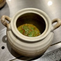 紅花別館 - パクチーココットカレー