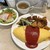 洋食屋 ぷてぃ あう゛ぃにょん - 料理写真:チキンカツとオムライス