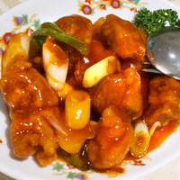菜香新館 - 黒酢酢豚(2014/2月撮影)