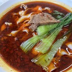 鶏西大冷麺 - 辛い刀削麺