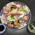Kamehachi Sushi - 豊後地産にぎり 3,850円