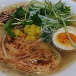 丸源ラーメン 高松上天神店 - 旨塩仕立 ゆずと三つ葉の炙り鶏そば