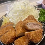 とんかつ 川久 - 黒豚ヒレカツ定食2300円