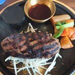 炭火ハンバーグ 肉焼き亭 - 料理写真:炭火石焼きハンバーグ