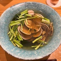 George - 蛤と仙台芹の酒蒸し