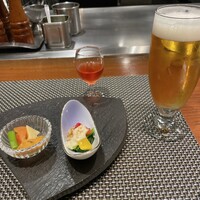 神戸プレジール 本店 - お酢、食前のお楽しみ