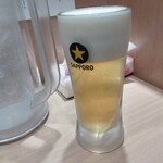 中華そば たかばん - 生ビール
