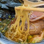 らーめん しおの風 - ツルプリな細ストレート麺