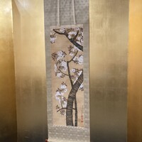 日本料理 八万ぼり - 桜のお軸　席主さまのお持ち物　　きれいでした　　