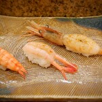 にぎり鮨 一五〇 - 海老三昧