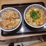 Yoshinoya - 豚丼特盛と親子丼大盛り