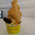 Boong's Cafe - バナナアイス、カスタードたい焼き、フルーティーフレーク