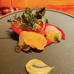 RESTAURANT ENJYU - 春野菜のサラダ　フロマージュブラン
