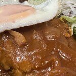 Fumichan Shokudou - トッピング 目玉焼き＋100 も、いい仕事しています♪