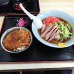 松島軒 - 冷やし中華とチビソ―スカツ丼