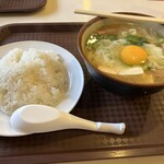 三笠 - 味噌汁　ご飯付き