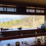 沢のそば 灯 - カウンター席